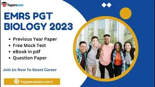 EMRS PGT BIOLOGY Exam 2023, Syllabus, Mock Test, Question Bank, Exam Pattern 2023, Book