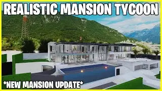 BUILDING MY 2nd MANSION in REALISTIC MANSION TYCOON ROBLOX