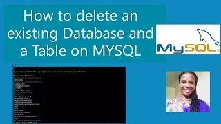 How to Delete/Drop a Database and Tables on MYSQL