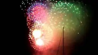 Fuegos artificiales en Palma de Mallorca