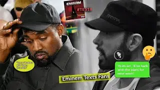Tweeps Find Out Kanye West Once Tried To Steal Eminem’s Drum kit, TES Turns 18, Em Texts Fans 👀