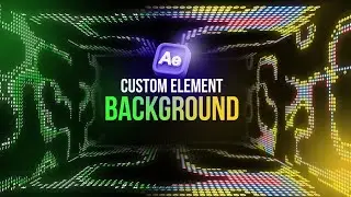 How to Create Custom Digital Background in After Effects - After Effects Tutorial