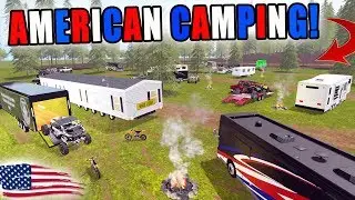 CAMPING FOR THE FOURTH | BOATING + RIDING | KTM + CAN AM | FARMING SIMULATOR 2017