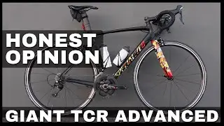 Giant TCR Advanced, with Shimano Uletgra and Giant SLR One carbon wheels - and then this happened