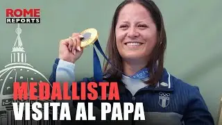 🇬🇹| De los JJOO al Vaticano  la primera parada de la medallista de oro es visitar al papa