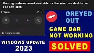 Fix Xbox game bar on windows   10, 11