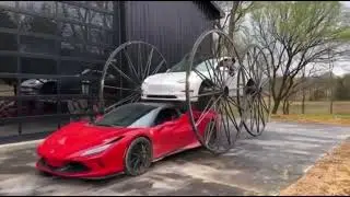 Tesla model 3 carriage