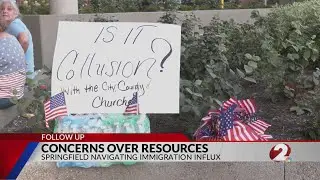 Springfield residents protest at city hall over concerns of resources