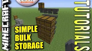 Minecraft PS4 - SIMPLE BULK STORAGE - How To - Tutorial ( PS3 / XBOX )