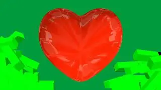 Best Green screen heart | Chroma Key