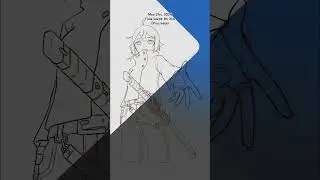 Drawing my OC that I made 4 years ago #anime #art #drawing #oc #painting #illustration #shorts