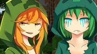 Minecraft Visual Novel - BANGING CREEPER GIRL -  Ending