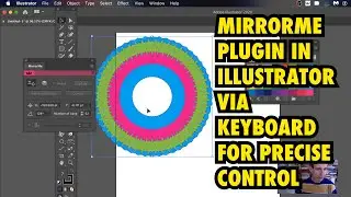 Mirrorme Plugin in Illustrator | Precise Control | Powerful Mirror Radial Effects | How To