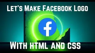 How to make Facebook Logo with HTML and CSS In 5 minutes