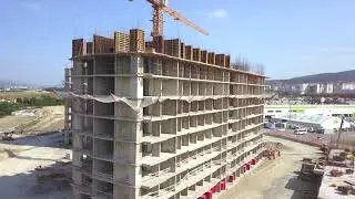 Июль 2020  Ход строительства ЖК «Красная площадь» г  Новороссийск