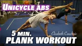 *NEW* UNICYCLE ABS! (5 min. Plank Workout)
