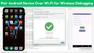 Connect (Pair) Android Device Over Wi-Fi for Wireless Debugging | Android Studio