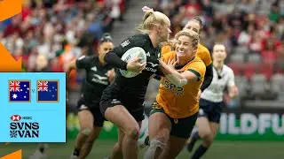 POWERHOUSES meet 💪 | Australia v New Zealand HSBC SVNS Vancouver 2025 | Semi-Final Match Highlights
