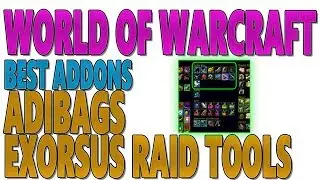 World of Warcraft: BEST BAG ADDON (AdiBags) & RAID COOLDOWN TRACKER (Exorsus Raid Tools)