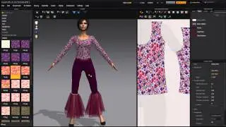 Marvelous Designer Beginner Tutorial - How to Texture Clothes & Change Colors
