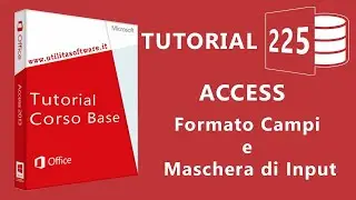 Access:  Formato Campi e Maschera di Input - Tutorial 225