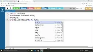 PYTHON VERSION DATE TIME