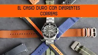 Diferentes CORREAS para el Casio MDV-106 Duro - ¿como le quedan?