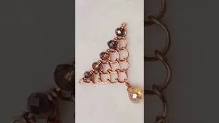 fish scale necklace | Mermaid | crystal | Bead Jewelry | DIY