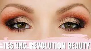 TESTING NEW REVOLUTION PRO MAKEUP + SOFT CUT CREASE TUTORIAL
