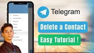 How to Delete a Contact on Telegram on an iPhone !