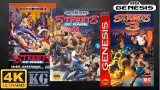 Streets Of Rage TRILOGY [GENESIS/MEGA DRIVE] Gameplay Walkthrough FULL GAME [4K60ᶠᵖˢ🔴]