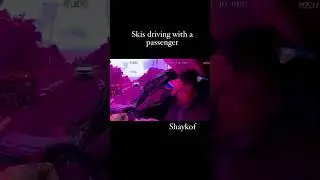 Skis driving with a passenger #DrivingwithPassenger #shaykof