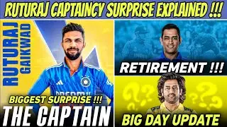 Ruturaj Gaikwad Captaincy Surprise 😱 Dhoni Retirement Or Retention ? CSK IPL 2025 UPDATE
