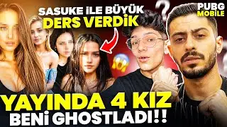 YAYINDA 4 KIZ BENİ GHOSTLADI !! SASUKE İLE BÜYÜK DERS VERDİK 🤬