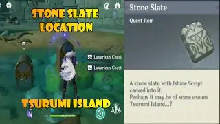 Stone slate location tsurumi island genshin impact