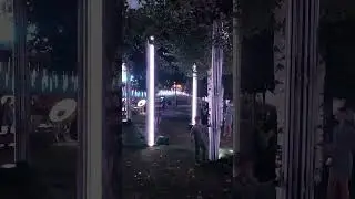Инсталляция BEACONS (Саша Коджо, Алиса Давыдова). Парк Зарядье. Москва. Август 2024.