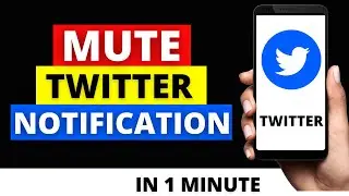 How To Turn Off All Notification on Twitter in 2022 ( Android + ios iphone )  Mute All Notification