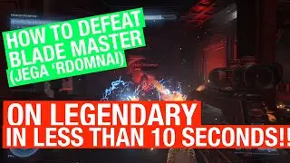 Halo Infinite - How to kill Blademaster (Jega 'Rdomnai) in less than ten seconds on Legendary