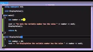 Variable Scope and Global variables