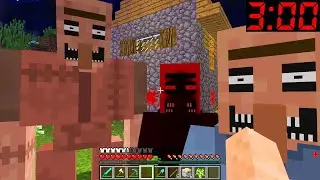 ЧТО СЛУЧИЛОСЬ В ЭТОЙ ДЕРЕВНЕ ЖИТЕЛЕЙ В 3 ЧАСА НОЧИ ? МАЙНКРАФТ MINECRAFT HORROR - POISON 2