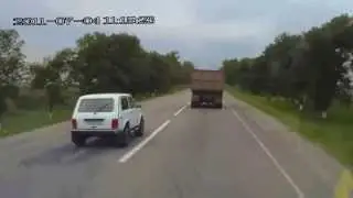 Занос на встречку под Камаз
