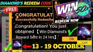FREE FIRE REDEEM CODE TODAY 13 OCTOBER REDEEM CODE FREE FIRE | FF REDEEM CODE TODAY 13 OCTOBER