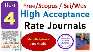Top 4 Scopus Indexed Multidisciplinary Journals || High Acceptance Journals