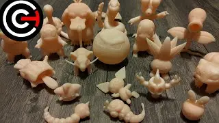 I 3D Printed 22 Pokemon in a Month! - Sculptober 2021