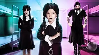 Уэнсдей Аддамс! Уэнсдей в тюрьме! Уэнсдей в реальной жизни!