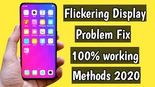 Screen Flickering & Display Blinking Problem Fix 100% working Method || by trickeramit