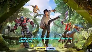 How to fix Unable to login to Fortnite servers. Please try again later