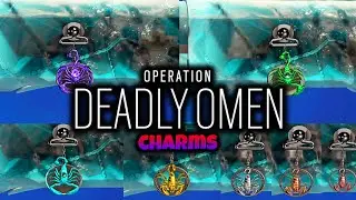 ALMOST ALL DEADLY OMEN CHARMS *RANKED CHARMS* IN GAME-RAINBOW SIX SIEGE