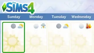 How To Check The Weather - The Sims 4