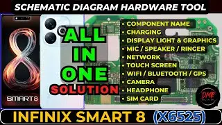 INFINIX SMART 8 (X6525) COMPLETE SCHEMATIC DIAGRAM HARDWARE SOLUTION | DMR SOLUTION | ALL IN ONE
